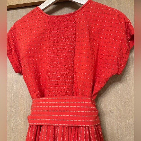 Ace & Jig Luna Dress in Sriracha S - Picture 4 of 6